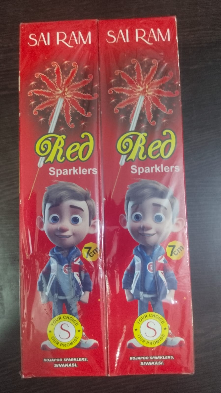7 Cm Red Sparklers